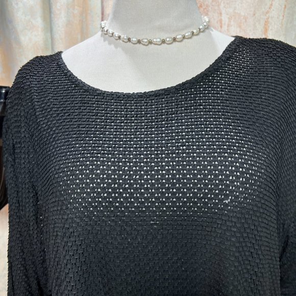 πUnico Lusso Waffle Pattern 3/4 Sleeves long Top - Picture 2 of 11